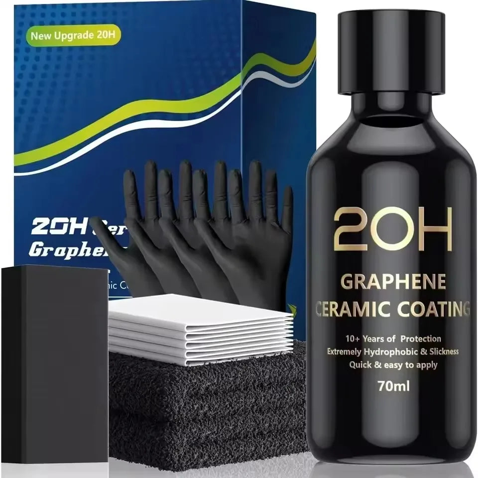 New Graphene Ceramic Coating 20H with Self Healing and UV Track Technology Car Detailing Professionals 10+ Years of Protection