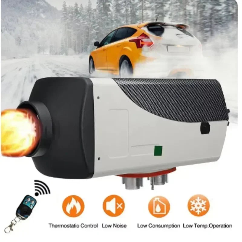 5-8KW Car Heater Diesel Air Heater 24V Uiniversal Remote Control Truck Boat Bus RV Trailer Air Diesel Parking Heater
