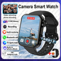 New Camera SmartWatch Men Women Photos Record Video Sports Fitness Health Monitor Waterproof Bluetooth Call Recording Smartwatch