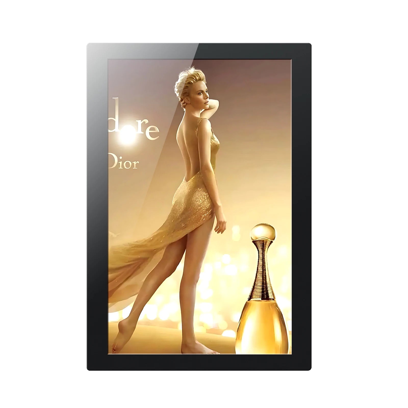 10.1-Inch LCD Touchscreen FYD-07C Digital Signage, Android 13 Tablet with Mounting Plate for Retail Promotion