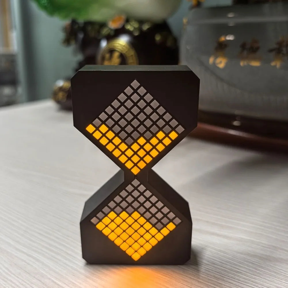 Cyber Style LED Electronic Hourglass 1-30 Min Timer with Gravity Sensing DIY Digital Sand Clock Technology Sense Home Decoration