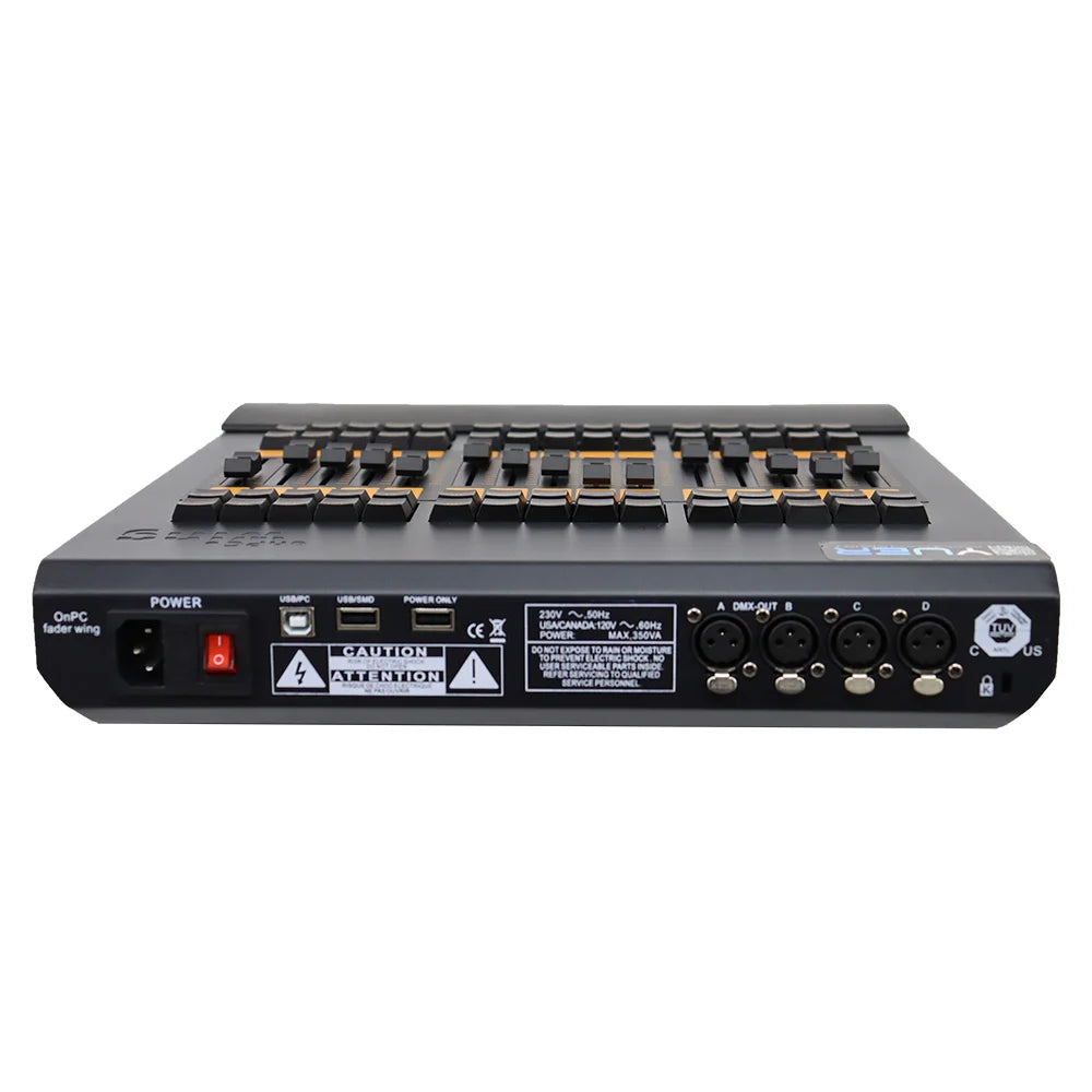 Fader wing A2 DMX512 Controller Professional Console For Party DJ Disco Club Moving Head Stage Lighting Controller Equipment