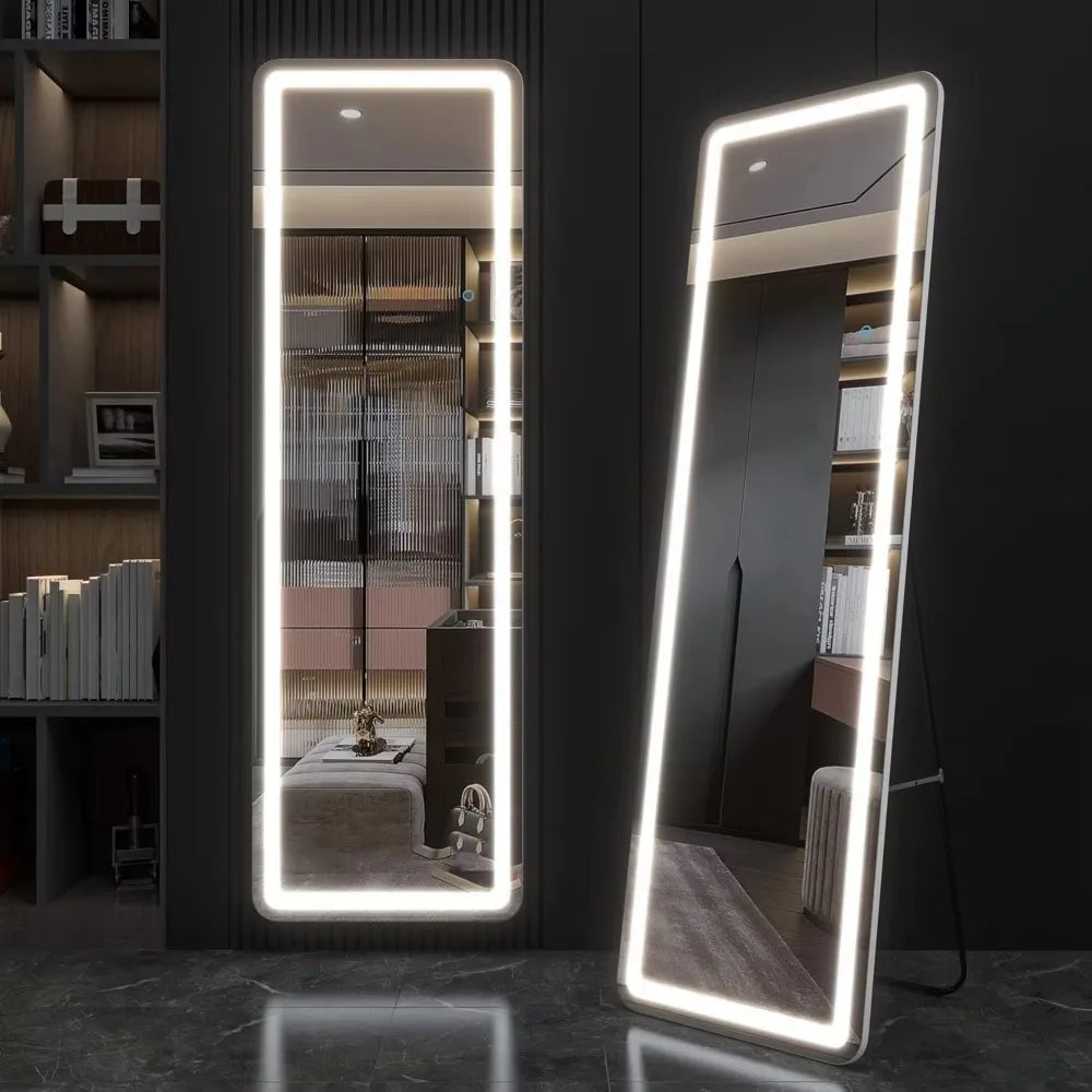 Standing Led Mirror Large Size Long Body Mirror with Light Espejo for Bedroom Dressing Full Length Smart Mirror