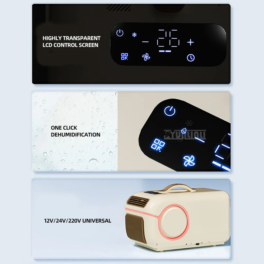 Portable Aire Acondicionados Klimatyzator Pequeño Mobile Outdoor Low Consumption Air Conditioner Condizionatori D'aria