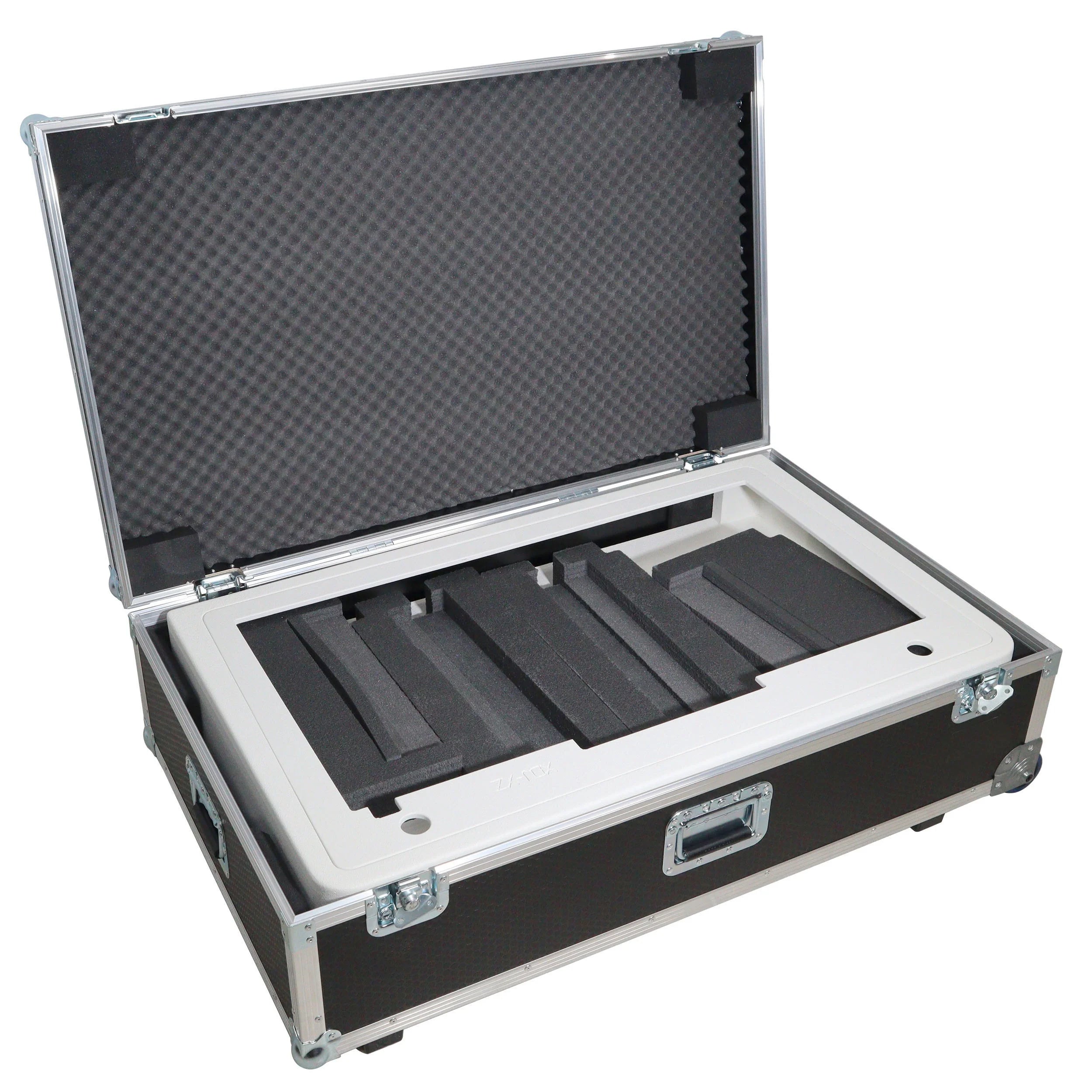 Black Finish Control Tower DJ Podium Travel Stand for Pioneer DDJ-REV7 XDJ-XZ DDJ-1000 RANE One with Flight case