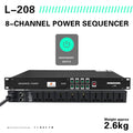 2026 L-208 Hot Selling Professional Audio Karaoke Audio System AS-01 8+2 Channel Power Sequence DJ Controller