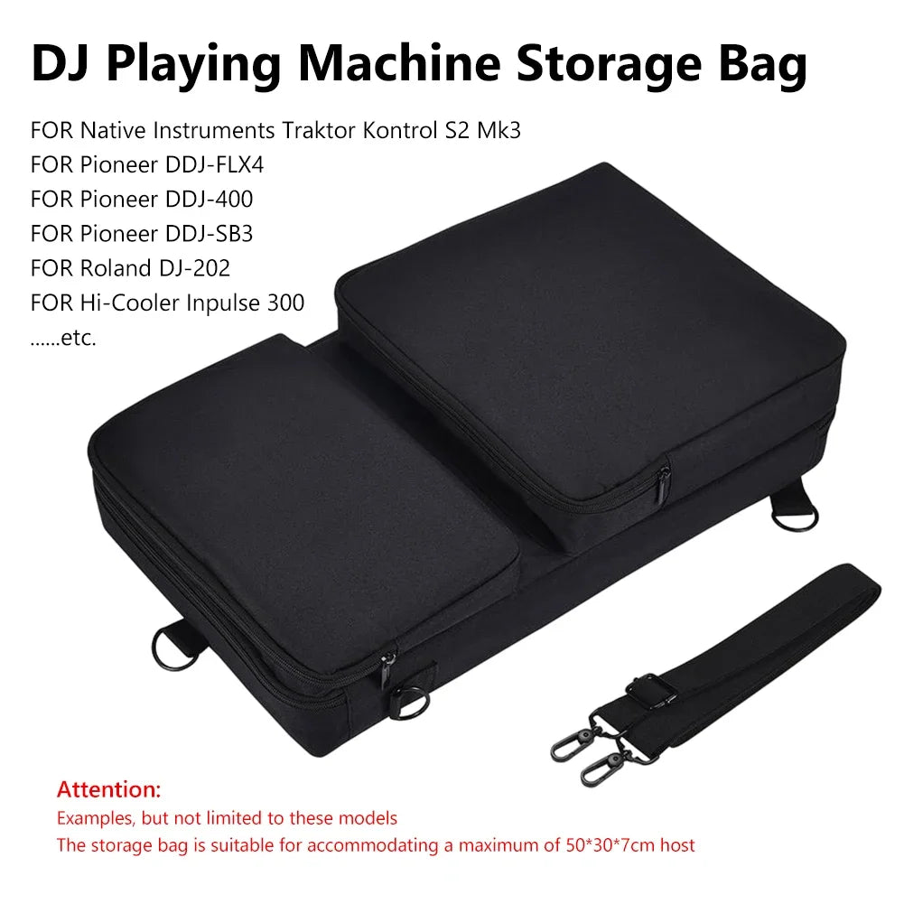 DJ Disc Player Carrying Case Controller Storage Bag Dustproof Turntables Protective Case for Pioneer DJ DDJ-800 DDJ-FLX104 FLX6