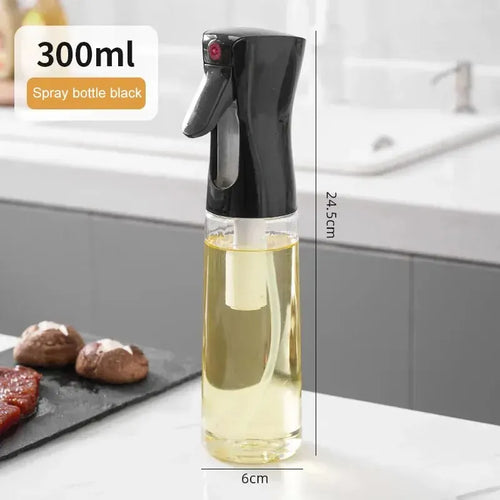 1pc 100/200/300/500ml Oil Spray Pot Kitchen Household Edible Olive Oil Spray Bottle Atomized Misty Oil Tank Air Fryer Spray Bott