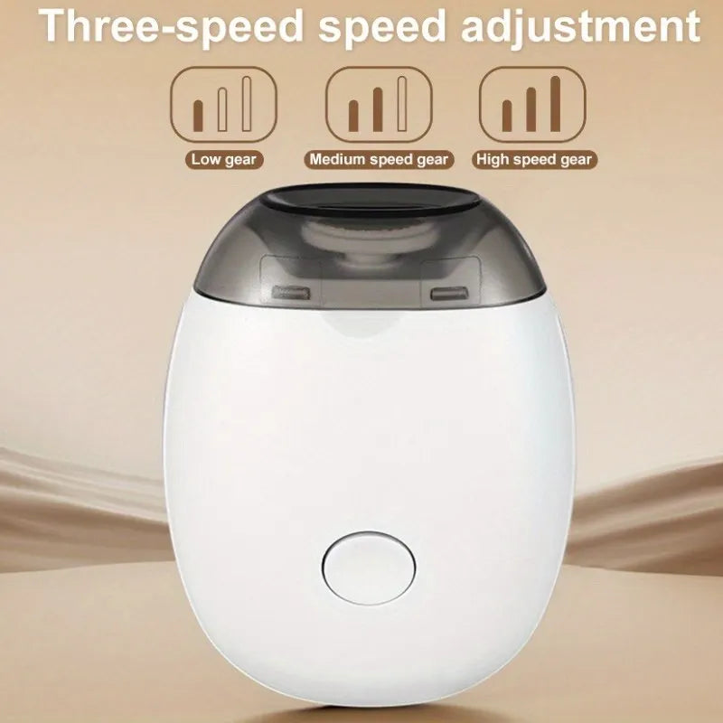 Electric Nail Trimmer Rechargeable Pain-Free Technology Automatic Fingernail & Toenail Clipper with LED Light Grinding Head Port