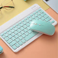 Ultra-Slim Bluetooth Keyboard Portable Mini Wireless Rechargeable for Apple iPad iPhone Korean Japanese English