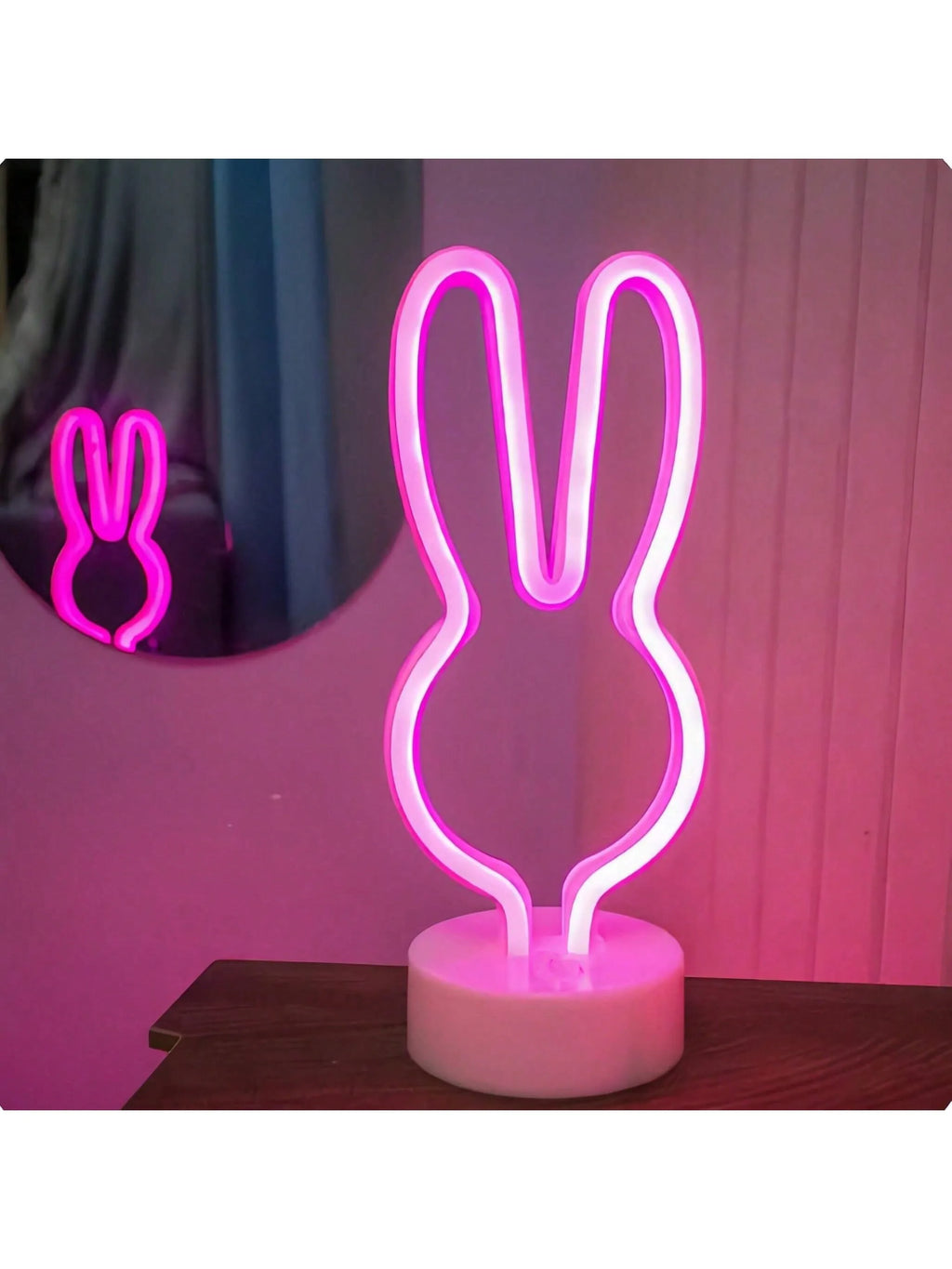 Desktop decorative LED neon lights, Halloween gifts, party table lamps, room atmosphere creation, powered by USB or batteries