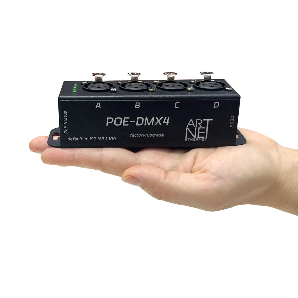 sACN /ARTNET DMX 4Port Network Box Gateway Controller Designed Ethernet To DMX512 Node Artgate 4 Universe Madrix/ FreeStyle
