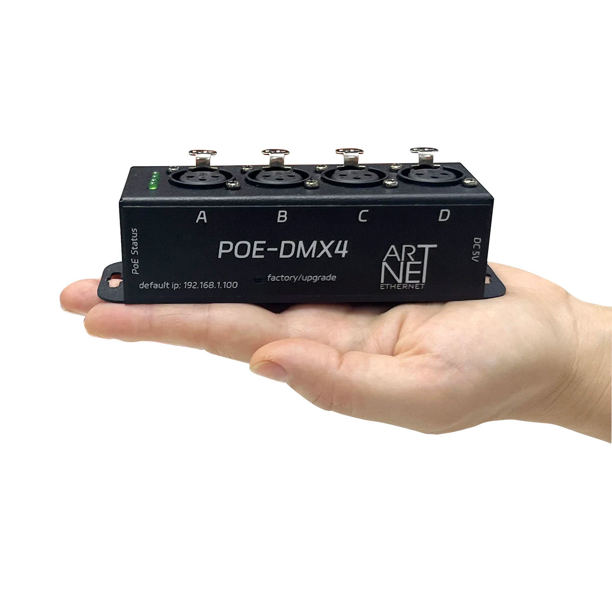 sACN /ARTNET DMX 4Port Network Box Gateway Controller Designed Ethernet To DMX512 Node Artgate 4 Universe Madrix/ FreeStyle