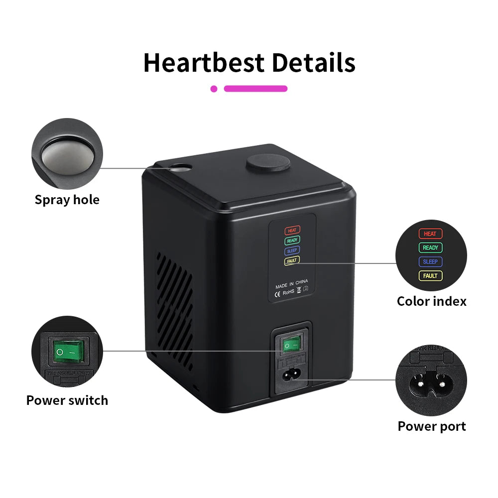 350W Cold Spark Machine DMX Remote Control Mini Fountain Machine Spraying Cold Flame Stage Equipment DJ Disco Wedding Party