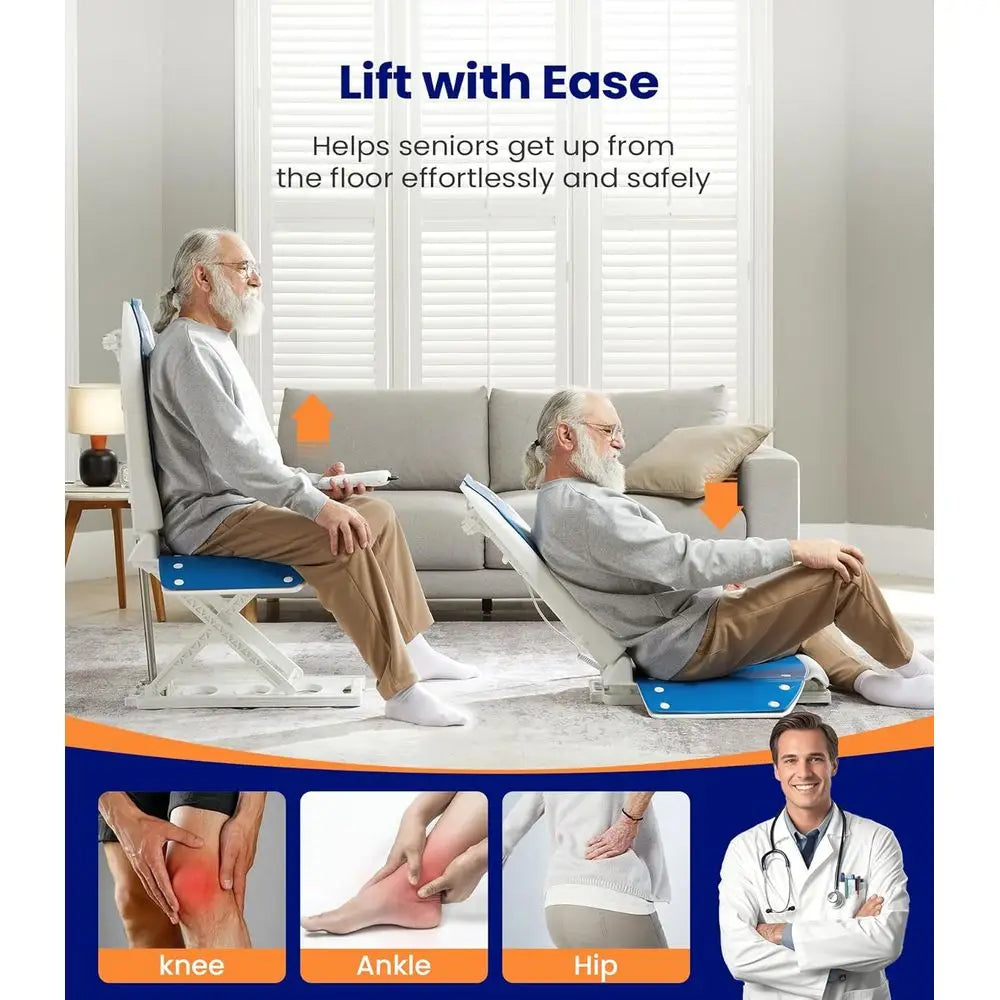 Electric Chair with Light, Stands Alone, Supports Up to 300 lbs, Ideal for Elderly or Disabled, Model JC35M3