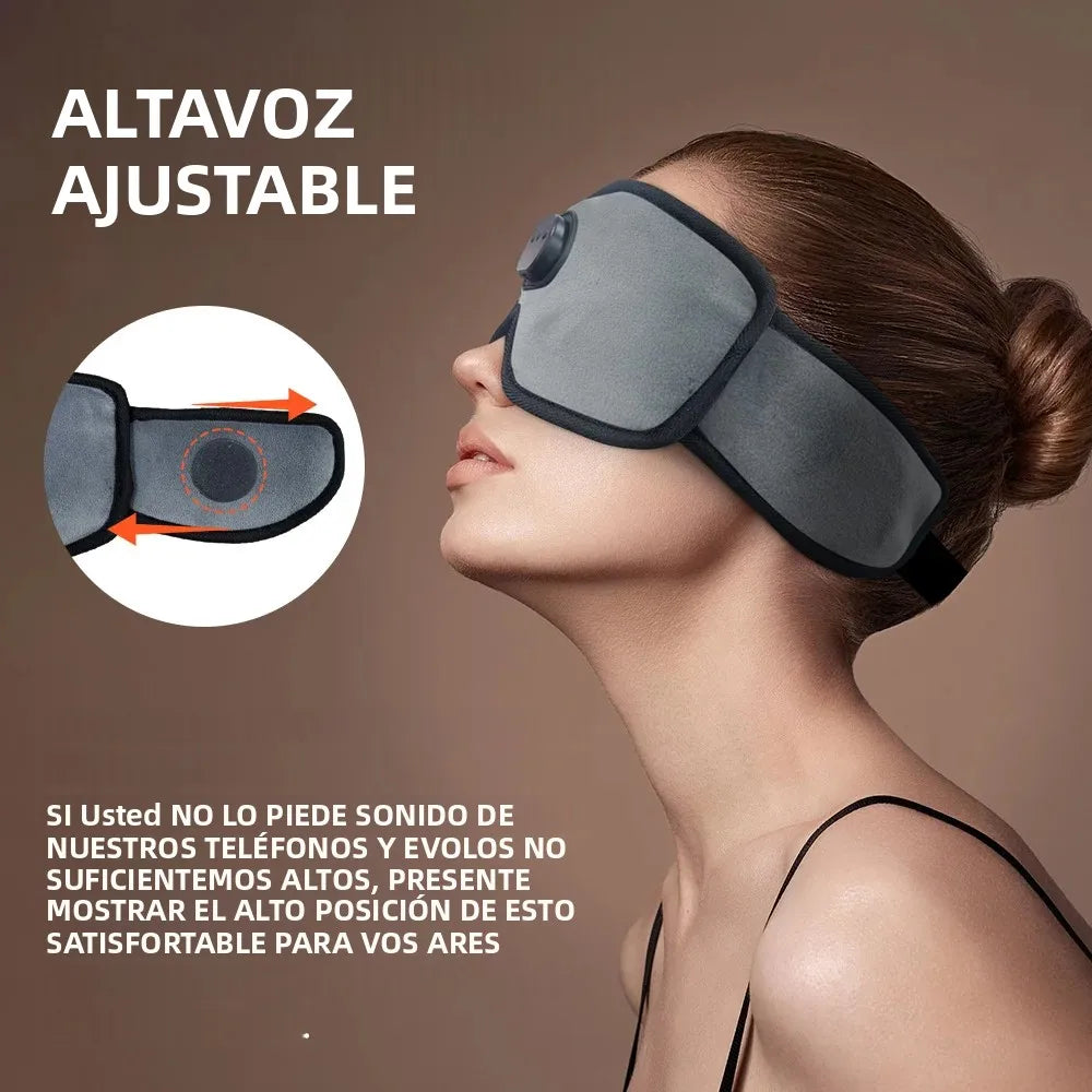 Premium Bluetooth Sleep Eye Mask Headphone - Blending 3D Sleep Headphone Innovation for Sound Sleep Bluetooth Eye Mask