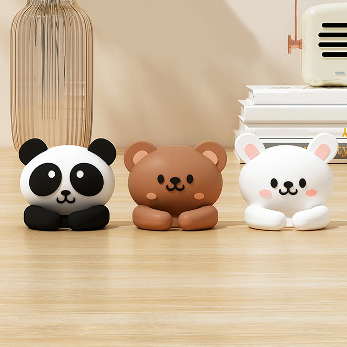 2/3pcs Cute Cartoon Desktop Cable Organizer Managers Self-Adhesive Winder Wire Cord Management Earphone Data Cable Clips Holder